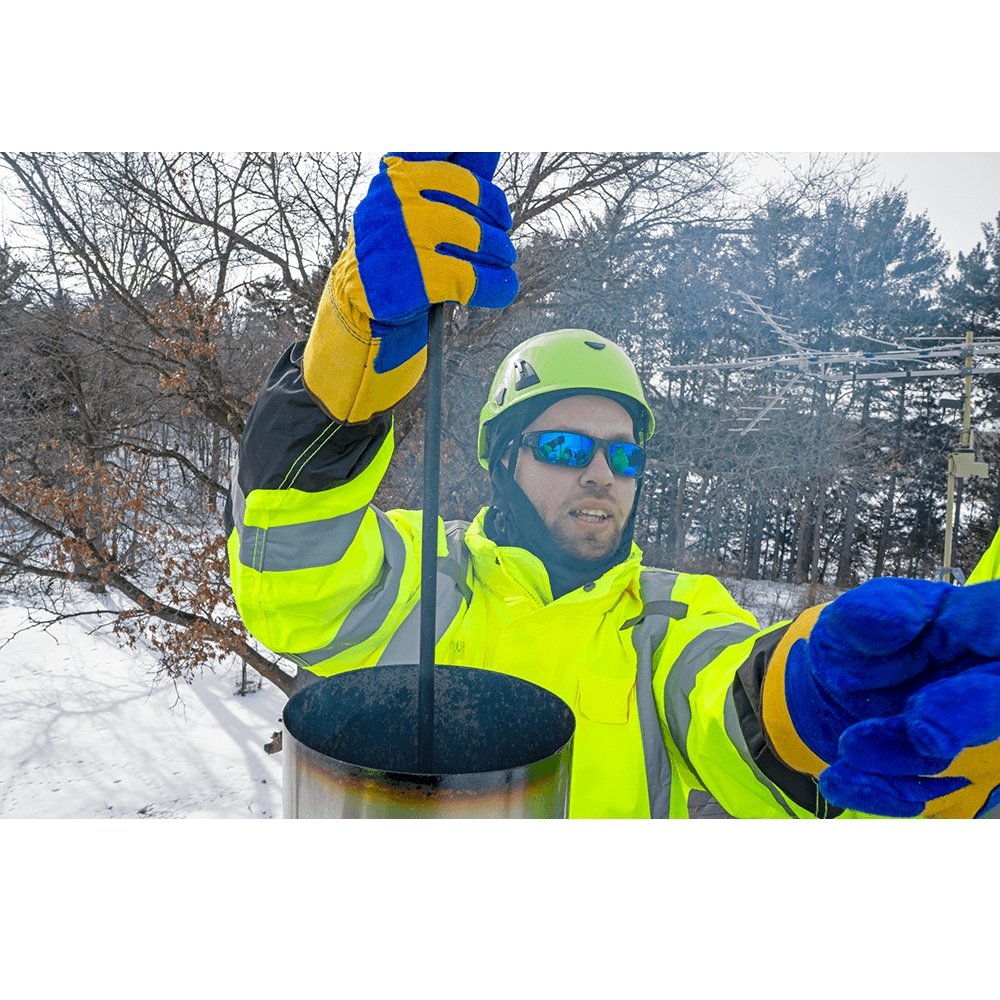 Dorado Blue Mirror Performance Fog Technology Polarized Lens with Shiny Black Frame, Safety Glasses - BH95129PFT - BHP Safety Products