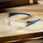 Iron - Fog Premium Grade Anti - Fog Safety Glasses Blue Frame, Clear Lens 3085 - BL - C/A - BHP Safety Products
