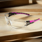 Iron - Fog Premium Grade Anti - Fog Safety Glasses Pink Frame, Clear Lens 3085 - P - C/A - BHP Safety Products