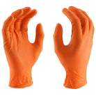 PosiShield Disposable Nitrile Gloves, Powder Free with Textured Grip, 7 MIL, Hi-Vis Orange - BHP Safety Products
