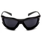 Pyramex Proximity Foam Padded Safety Glass with H2X Anti-Fog Lens, Black Frame - BHP Safety Products
