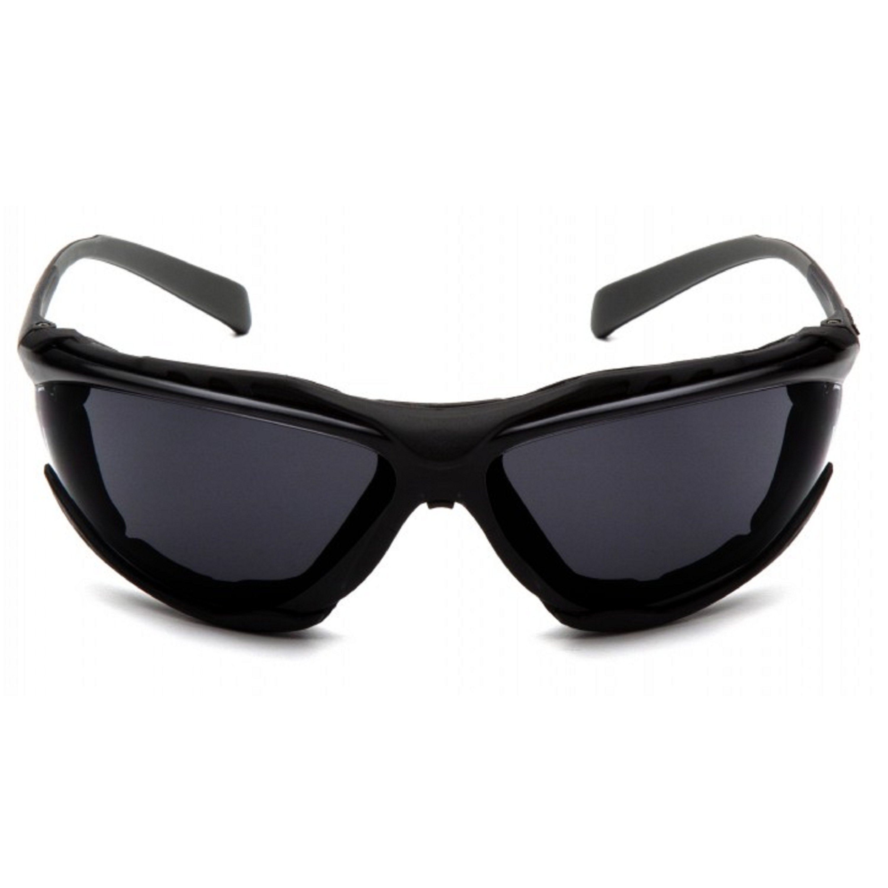Pyramex Proximity Foam Padded Safety Glass with H2X Anti-Fog Lens, Black Frame - BHP Safety Products