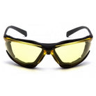 Pyramex Proximity Foam Padded Safety Glass with H2X Anti-Fog Lens, Black Frame - BHP Safety Products